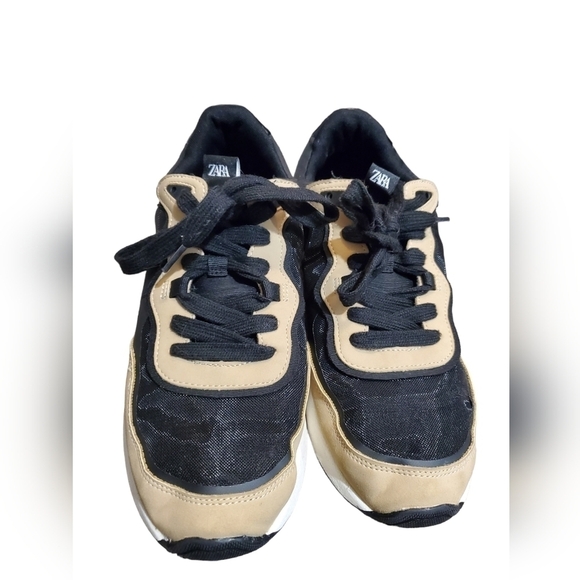 Zara Contrasting Mesh Sneakers Sz 11 - Picture 7 of 12